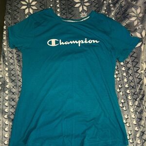 Champion Women's Teal Short Sleeve Tee